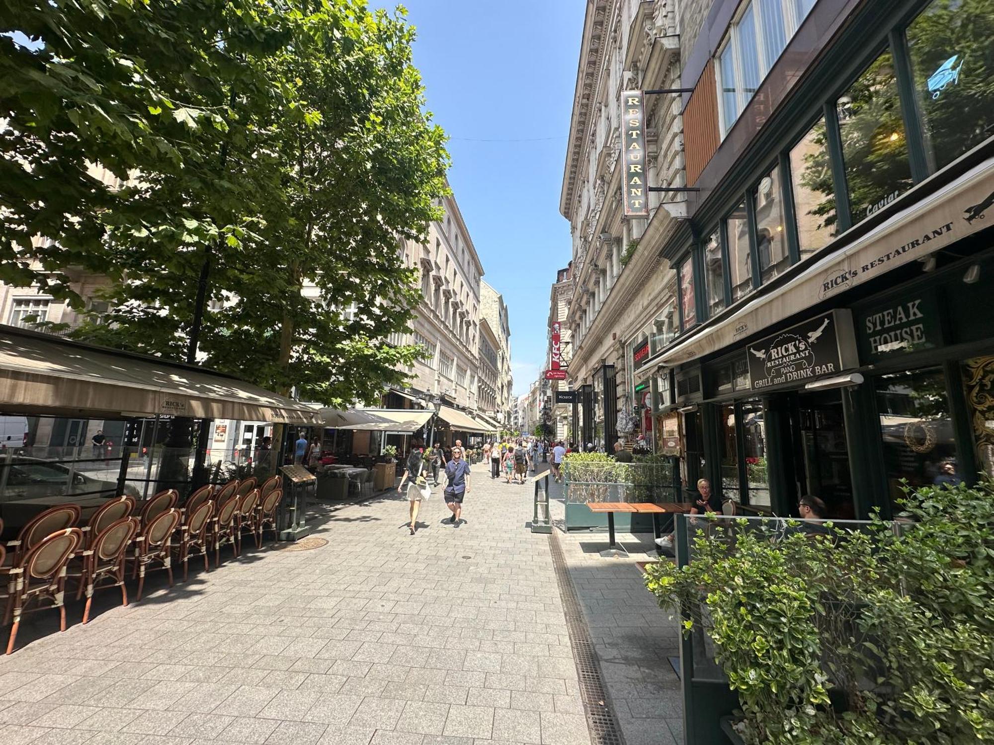 Bright Apartment In The Most Beautiful Street Of Budapest Vaci Street, Fashion Street Eksteriør billede